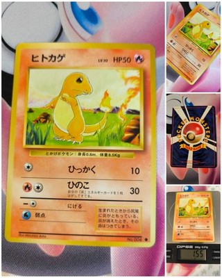 Pokemon Charmander   Expansion Pack Japan Og Card 1996 Pocket Monsters Good