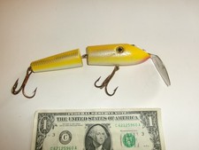 Vintage 6" Wood Tony Rizzo Musky Muskie Crankbait Lure - Used*