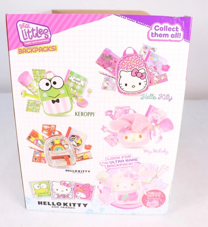 Estuche de 12 Mochilas Real Littles Sanrio Wave 2 Hello Kitty and Friends Nuevo Foto 4 de 4