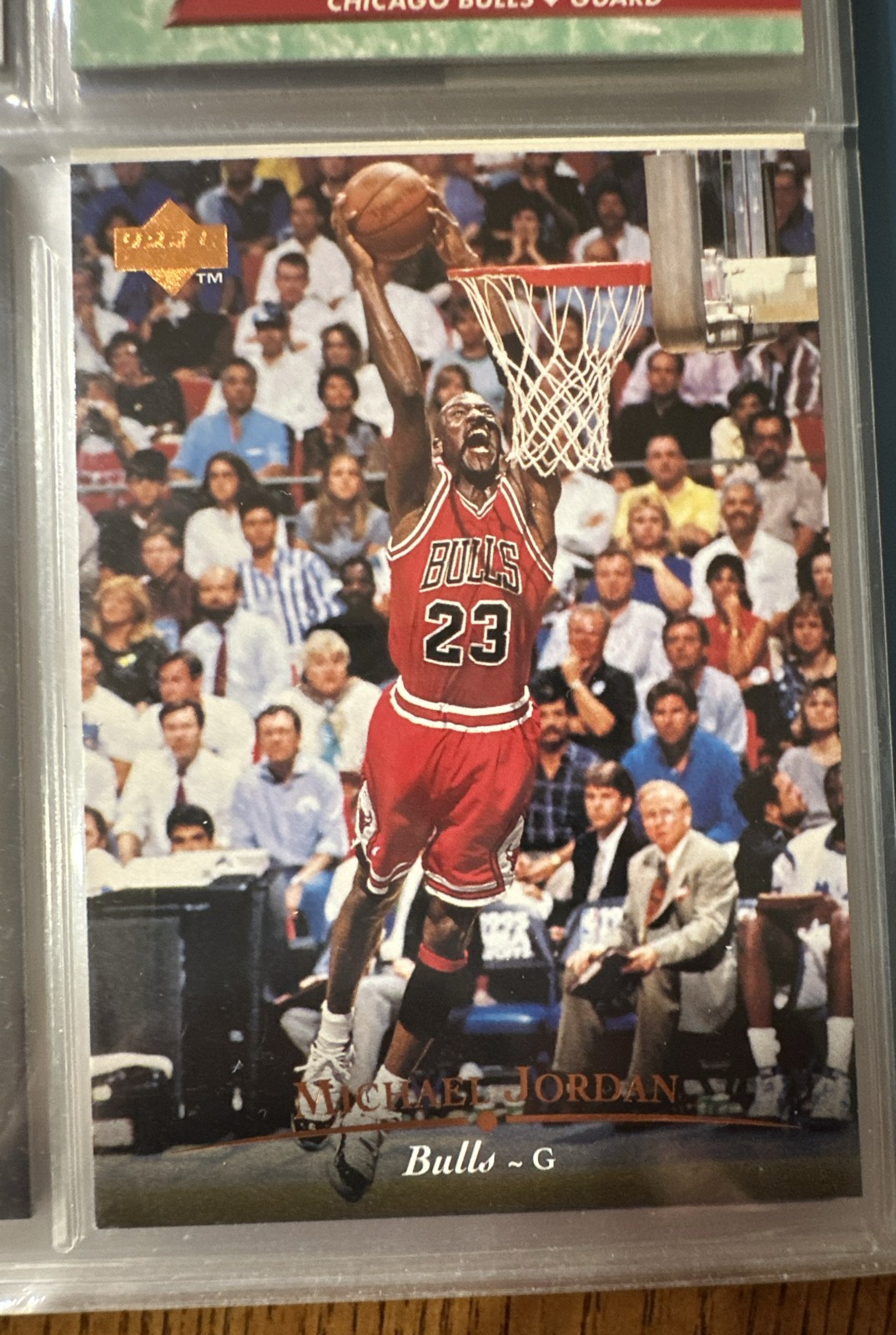 1995-96 Upper Deck - Michael Jordan #23 Bulls on Front