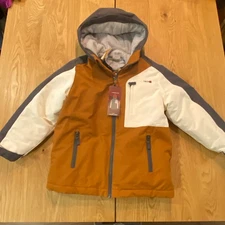 Swiss Tech 3-in-1 Winter Jacket Boys, Size S, 6-7, Trailblazer Brown NWT