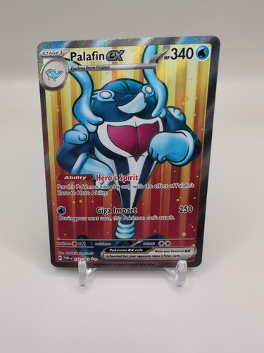 Holo Palafin ex - 193/167 Ultra Rare Twilight Masquerade Pokemon TCG