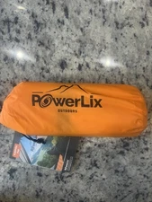 POWERLIX Outdoors SLEEPING PAD Inflatable CAMPING Mat ORANGE