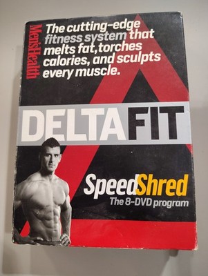Delta Fit Speed Shred Men's Health 8 DVD Program Tested Complete