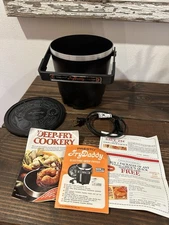 Vintage Presto Fry Daddy Deep Fryer Model 0542005 Clean Looks and Works Great