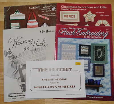 Vintage Lot 5 Swedish Weaving Huck Embroidery The Huckery Good Housekeeping C
