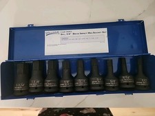 Williams 9pc 34 Drive Impact Hex Socket Set Item 38903