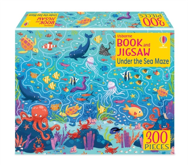 Usborne Book and Jigsaw Under the Sea Maze by Sam Smith (Paperback Book) - Image 5