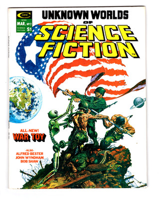 UNKNOWN WORLDS OF SCIENCE FICTION #2 MARVEL COMICS 1975 NM OB SCI-FI KALUTA CVR