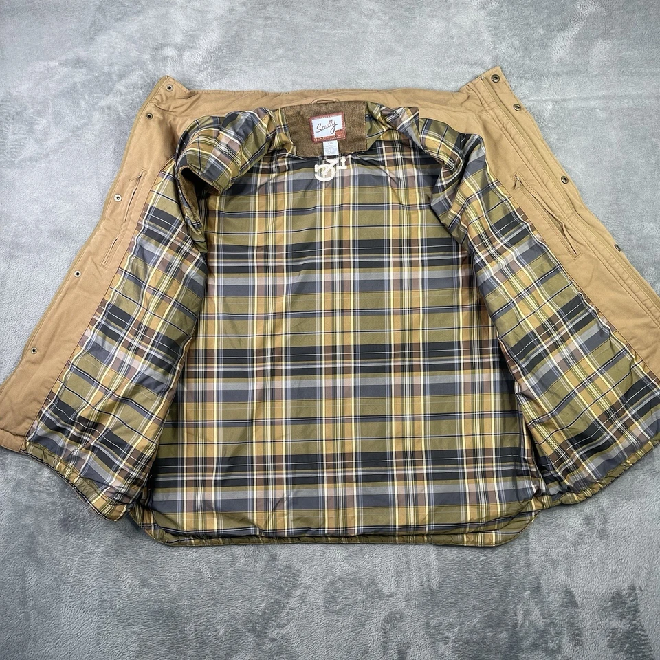 Мужской жилет Scully 2XL коричневый куртка без рукавов на молнии ковбойский вестерн родео ранчо - Изображение 3 из 4