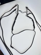 Carlyle 5 1/2 Stitch Show Double Bridle - Full - Brown Fine Leather