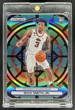 2023-24 Panini Prizm Draft Picks Nick Smith Jr. Stained Glass RC #7 Razorbacks