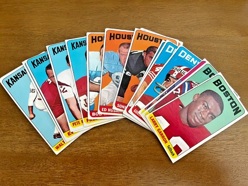 1965 topps football cards, SHORT PRINTS, complete your set