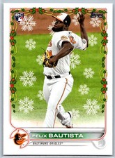 Felix Bautista 2022 Topps Holiday Winter Rookie Rookie #USC189 Baltimore Orioles