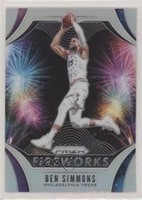 2019-20 Panini Prizm Fireworks Silver Prizm Ben Simmons #17 pe8