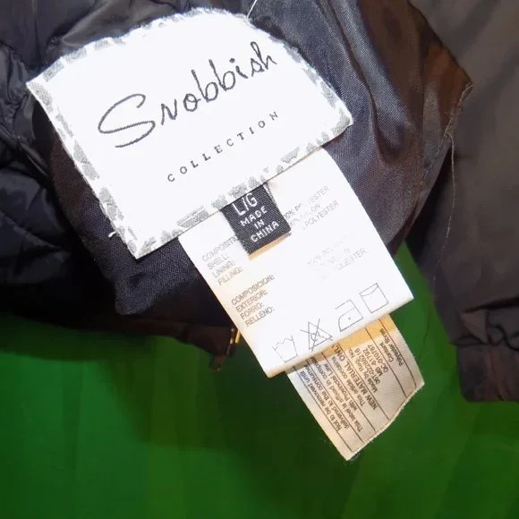 Snobbish Ladies Winter Puffer Jacket Gray - Large View 5