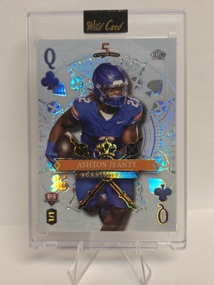 2024 Wild Card 5 Stacked Deck Ashton Jeanty Cam Skattebo Back 2 Back 1/1 PRC