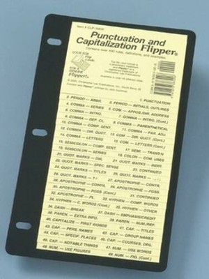 Punctuation and Capitalization Flipper/Clp390W (Basic Facts Handy Referen - GOOD