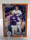 2026 Topps Dodgers Duo Shohei Ohtani & Yamamoto 12/25 ORANGE RAINBOW FOIL