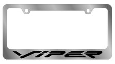 Eurosport Daytona 5458wo-bk Daytona Icon License Frame Viper For Dodge