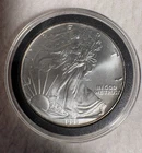 1995 American Eagle Walking Liberty,One Dollar Coin,1oz. Fine Silver