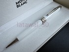Montblanc Mb164 White Platinum Classique Trim ballpoint pen With Box — photo 1