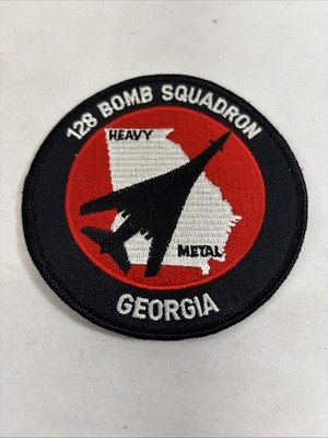 USAF 128th Bomb Squadron Patch Robins AFB B-1