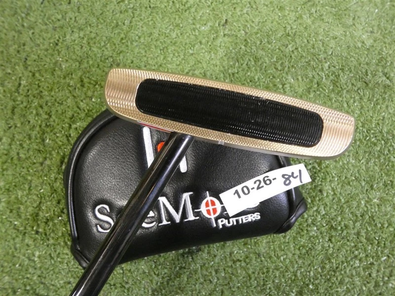 SeeMore 2025 Bronze Model T Straight 35" Putter with Headcover Excellent - Image 3 of 4