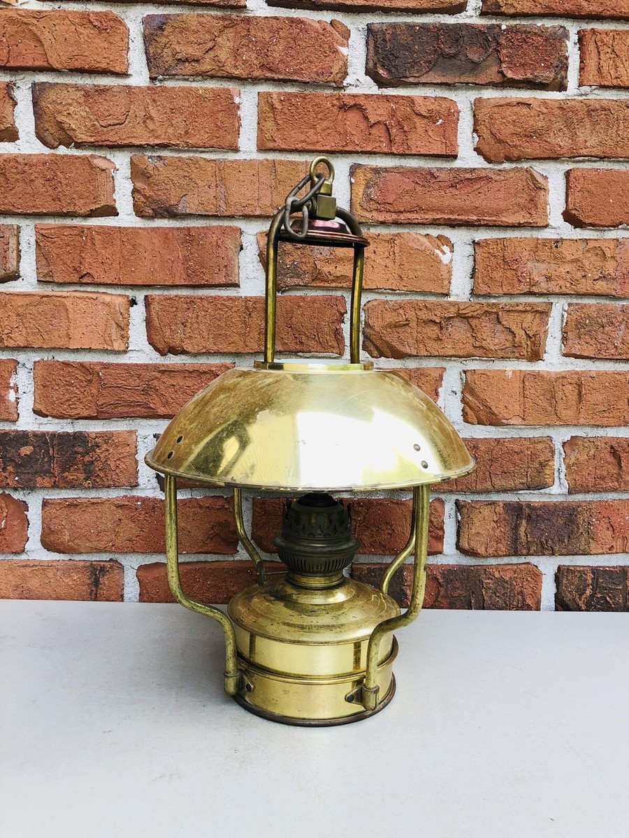 Vintage DHR Holland Nautical Oil Lamp | eBay