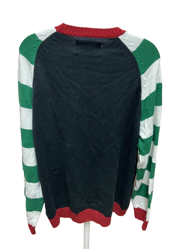 Womens Ugly Christmas Sweater Size XS Tree Green Red Party size Small TACKY - Picture 2 of 12