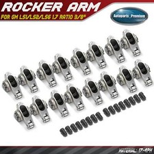 17-4ph Stainless Steel Roller Rocker Arm Set For Gm Ls1ls2ls6 1.7 Ratio 38