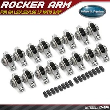17-4PH Stainless Steel Roller Rocker Arm Set for GM LS1/LS2/LS6 1.7 Ratio 3/8"