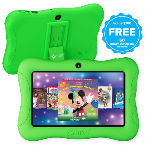 Contixo V9 7 Inch Kids 32GB Wi-Fi Android Tablet with Disney eBooks Dual Camera - Picture 2 of 29
