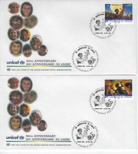 NATIONS UNIES - Genève Yvert n° 321/322 FDC