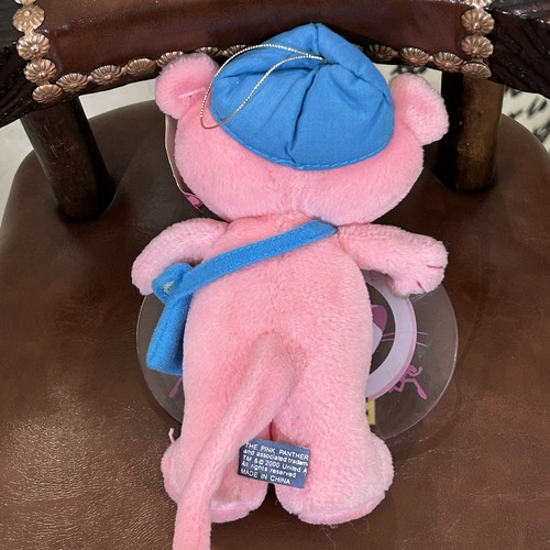 Rare 2000 Pink Panther Baby in The Car Plush Doll Toy 15CM Collectible Figure - Picture 3 of 5