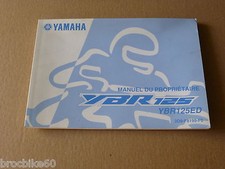 MANUEL UTILISATEUR DU PROPRIETAIRE YAMAHA YBR 125 ED 2005 Owner's manual YBR125
