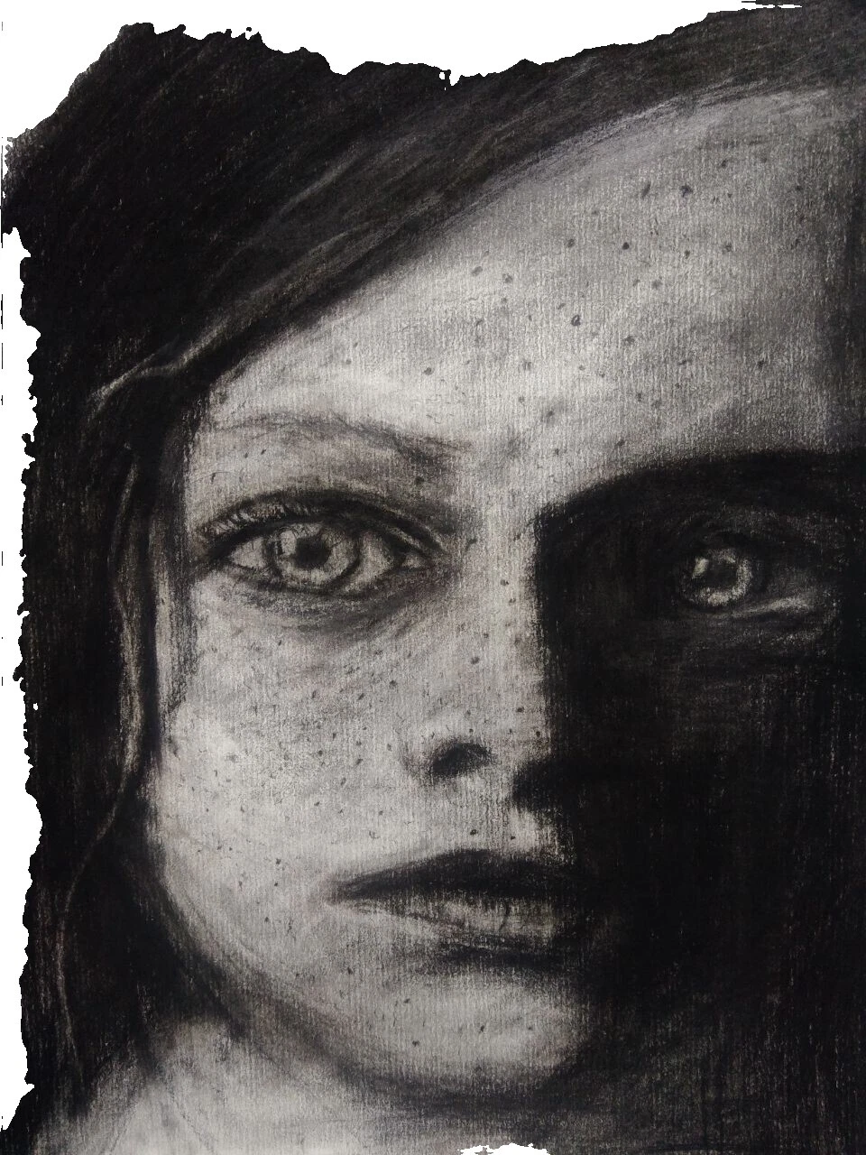 Expresionismo dibujos de arte del carbón de leña