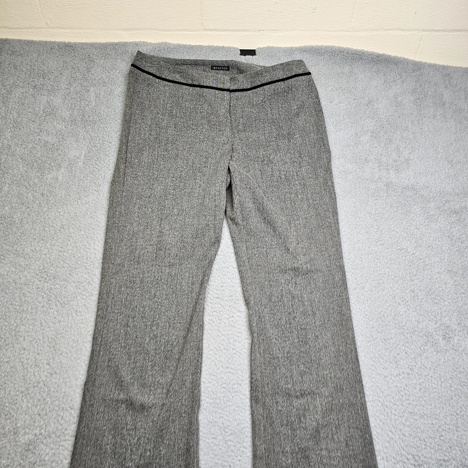 Брюки женские Axcess 14 серые плоские спереди платье брюки Liz Claiborn - Изображение 2 из 4