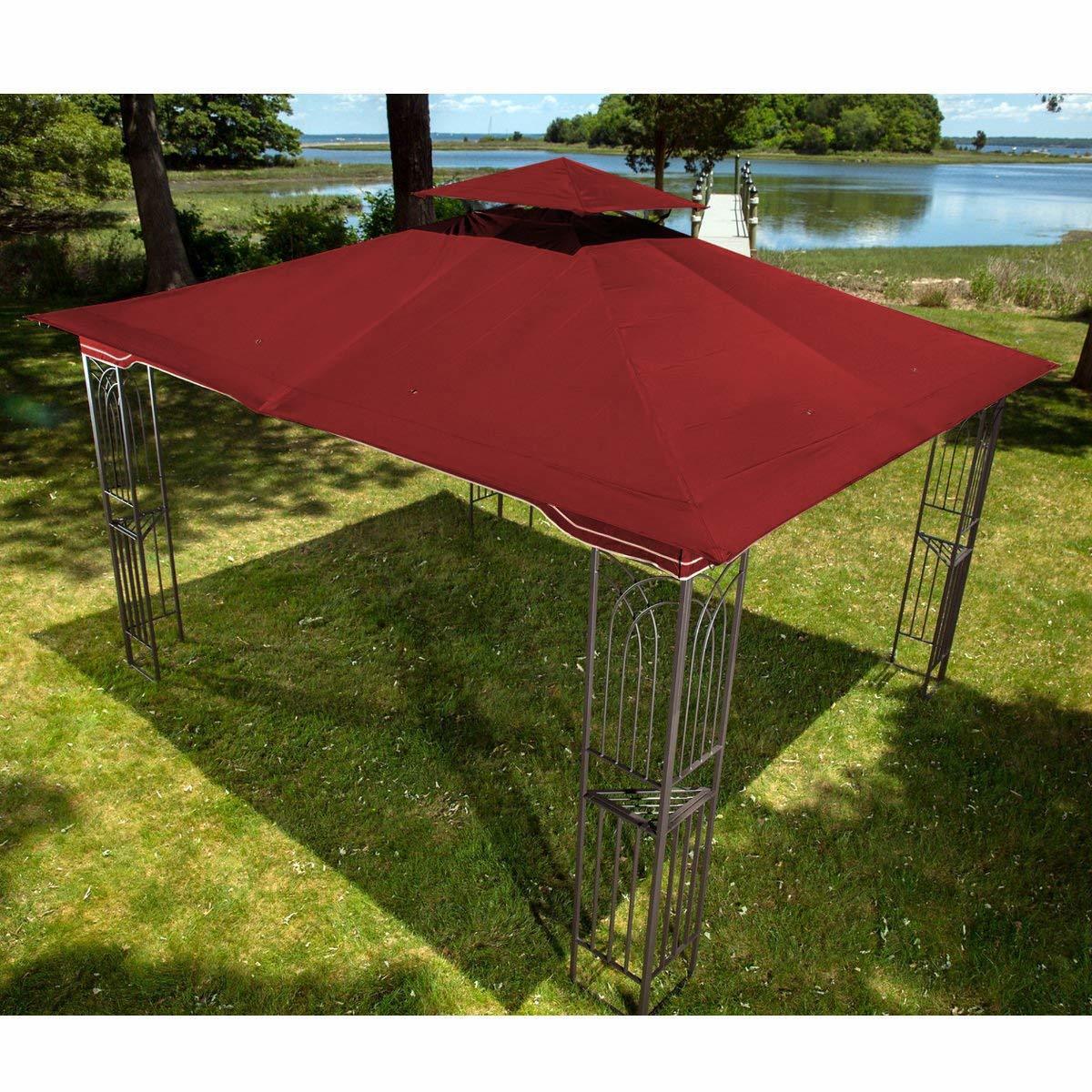 Maroon Replacement Gazebo Canopy for 10 x 12 Regency II Patio Gazebo eBay