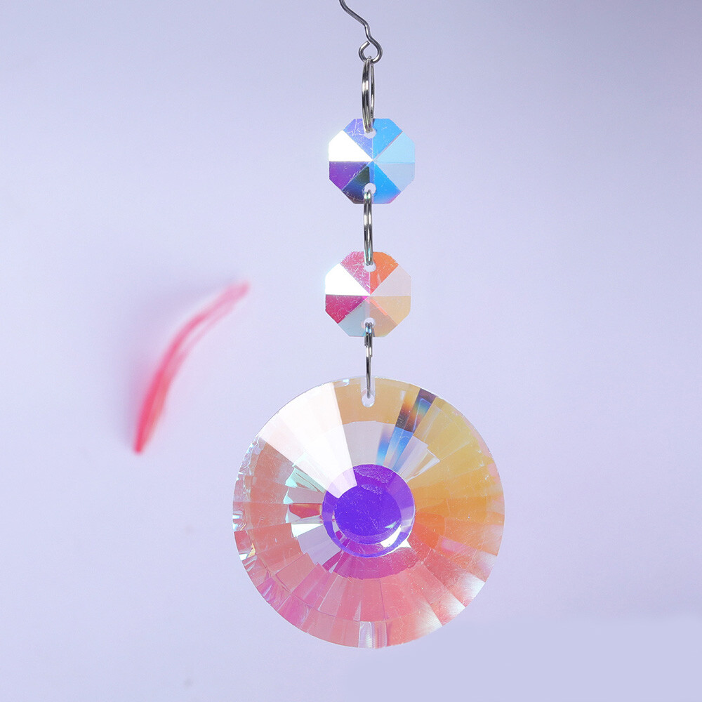 Sun Catcher Crystal Ball Pendant Prism Rainbow Hanging Pendant Home