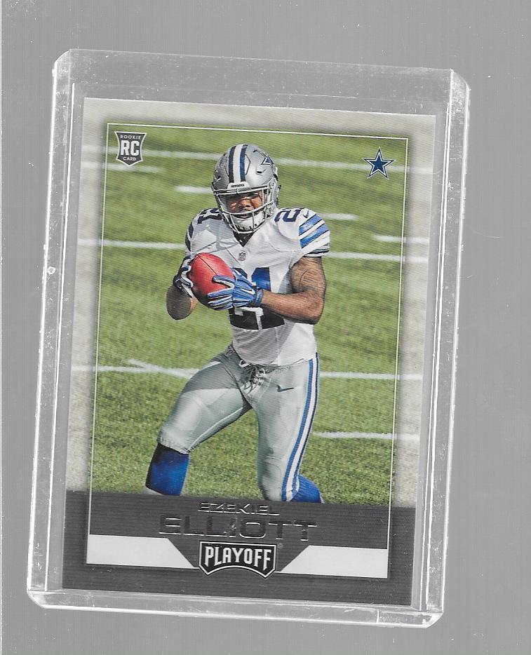 2016 Playoff - EZEKIEL ELLIOTT - Rookie Card #204 - DALLAS COWBOYS