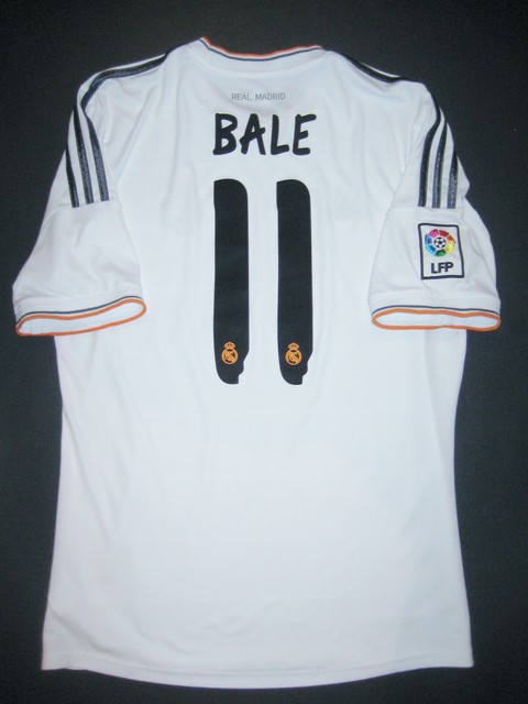 2013/2014 Adidas Real Madrid Gareth Bale Home Jersey Shirt ...