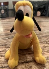 Disney Just Play Mickey Mouse Clubhouse Pluto Yellow Dog Stuffed Plush Doll 9"