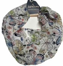 Juncture Women’s Chiffon Infinity Scarf Butterfly Print 68"x10" Lightweight NWT