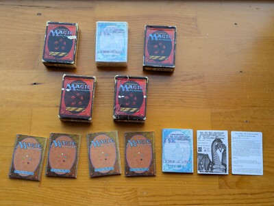 MTG Empty Starter Box and rules lot, Revised, Fourth Edition, Ice