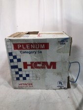 HITACHI CABLE 39419-8-BL2 CAT5e PLENUM BLUE 1000 FT