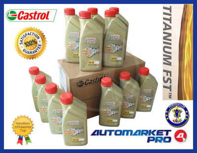 12 Liter Öl Castrol 5W30 Edge Titan Langes Leben C3 VW 504 00 507 00 229.31