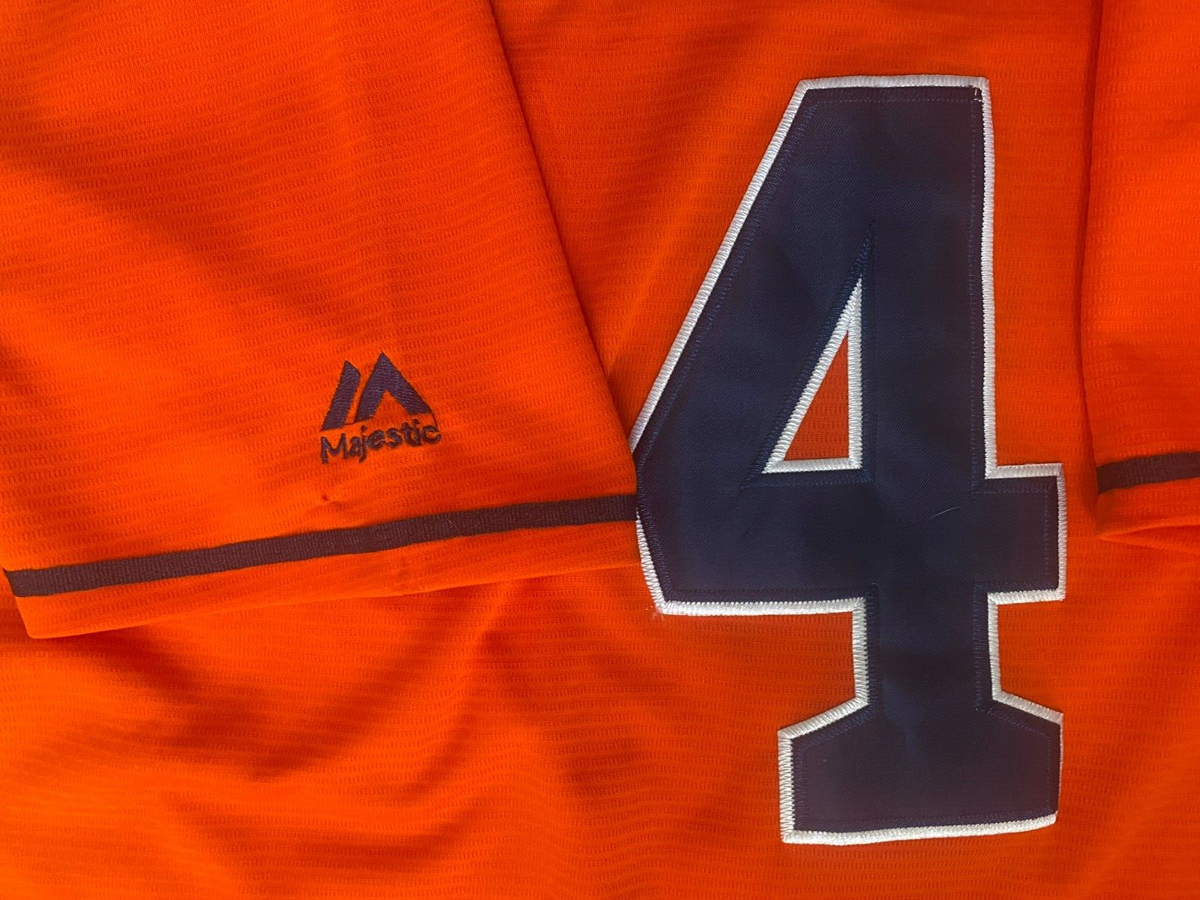 Houston ASTROS Majestic Coolbase Baseball Jersey #4 George