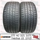 275 40 R 21 x2 Hankook 107Y XL RUNFLAT Part Worn Used Tyres 27540R21x2 6 65mm