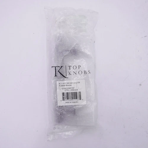 Top Knobs M1197 Dakota Collection 3-3/4" (96mm) Cabinet Pull, Oil Rubbed Bronze - Picture 2 of 3